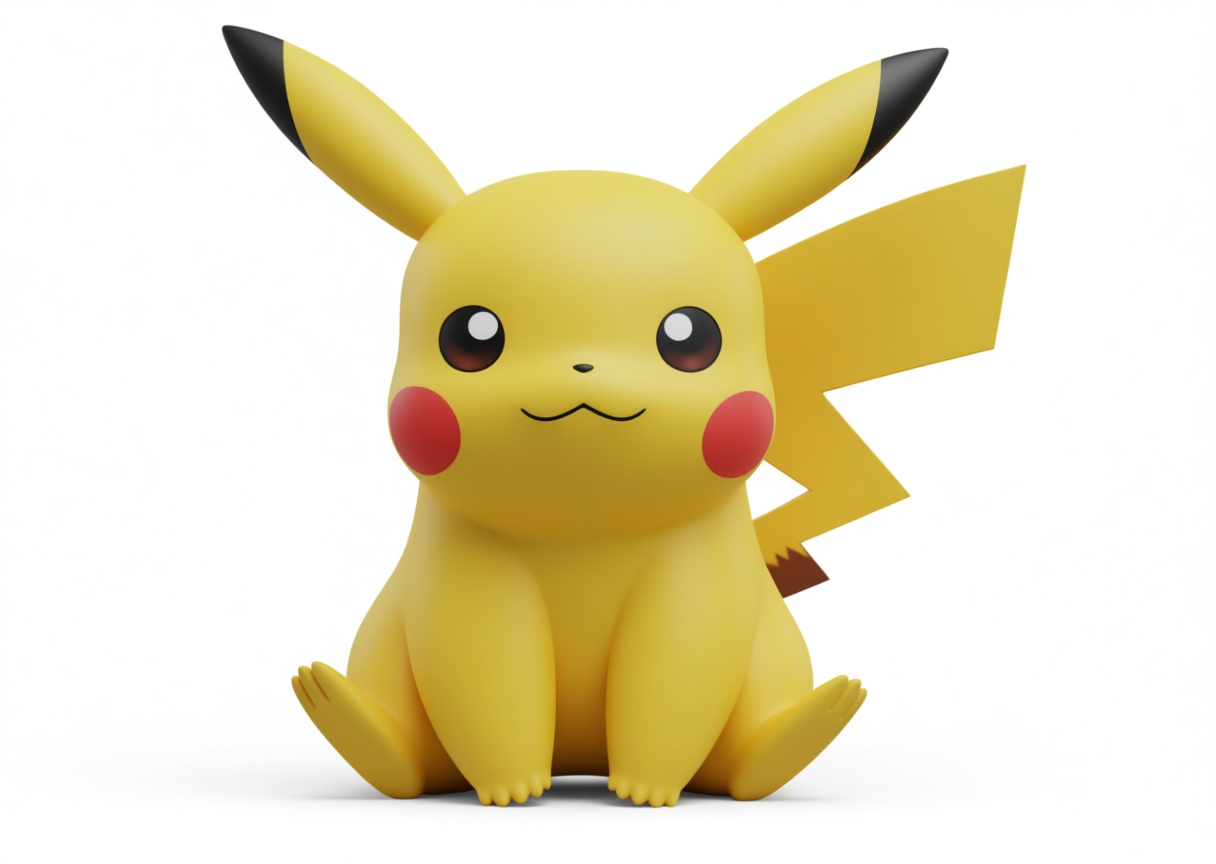 Pikachu Figurine free 3D printable STL