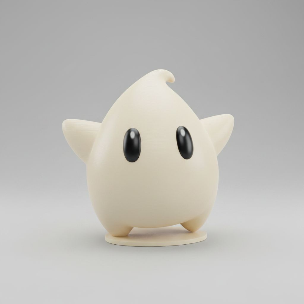 Super Mario Luma Figurine free 3D printable STL