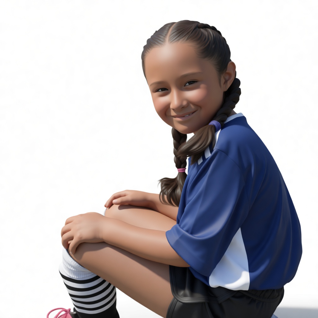 Smiling Girl Figurine free 3D printable STL