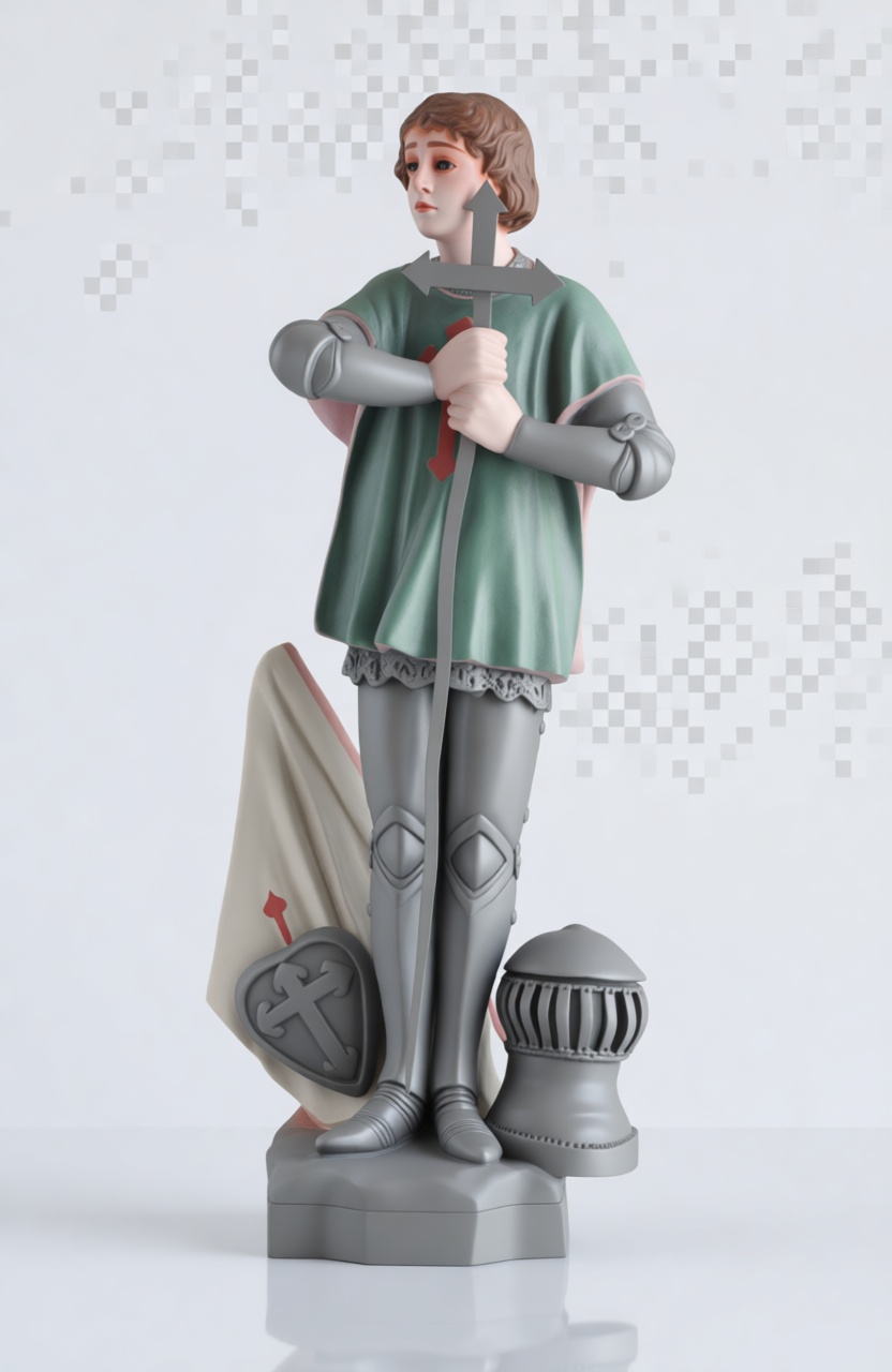 Medieval Knight Figurine free 3D printable STL