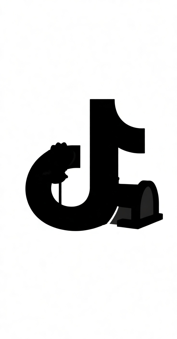 TikTok Logo Sculpture free 3D printable STL