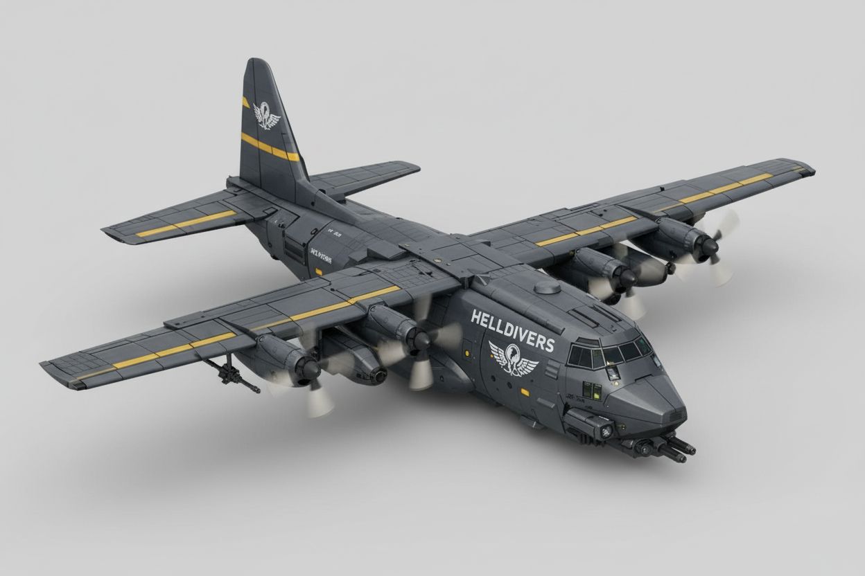 Military Cargo Aircraft free 3D printable STL