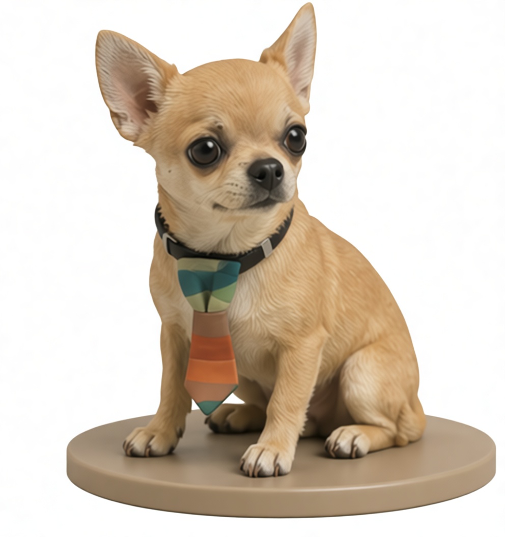 Chihuahua Dog Figurine free 3D printable STL
