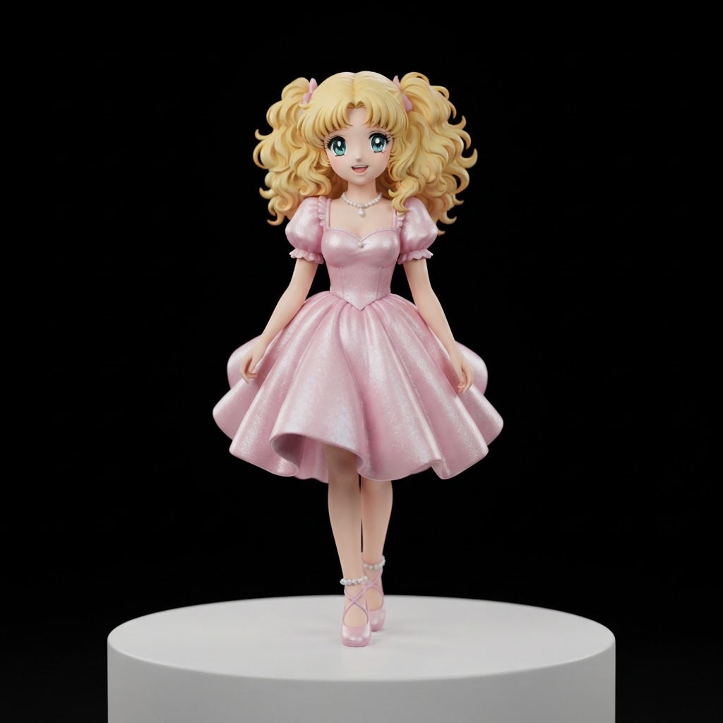 Anime Girl Figurine free 3D printable STL