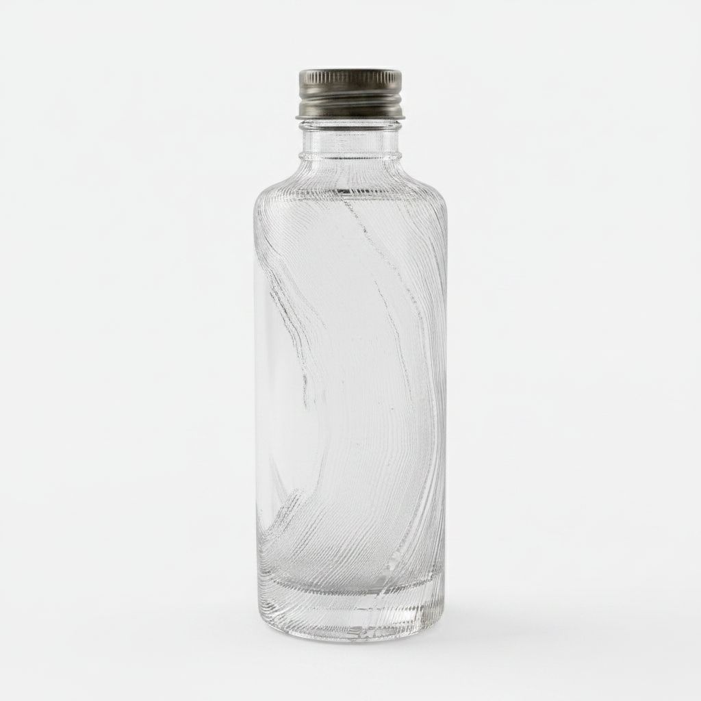 Glass Bottle Model free 3D printable STL