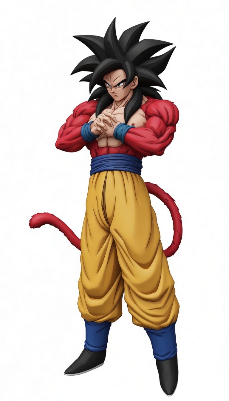 Goku Super Saiyan 4 Figurine free 3D printable STL