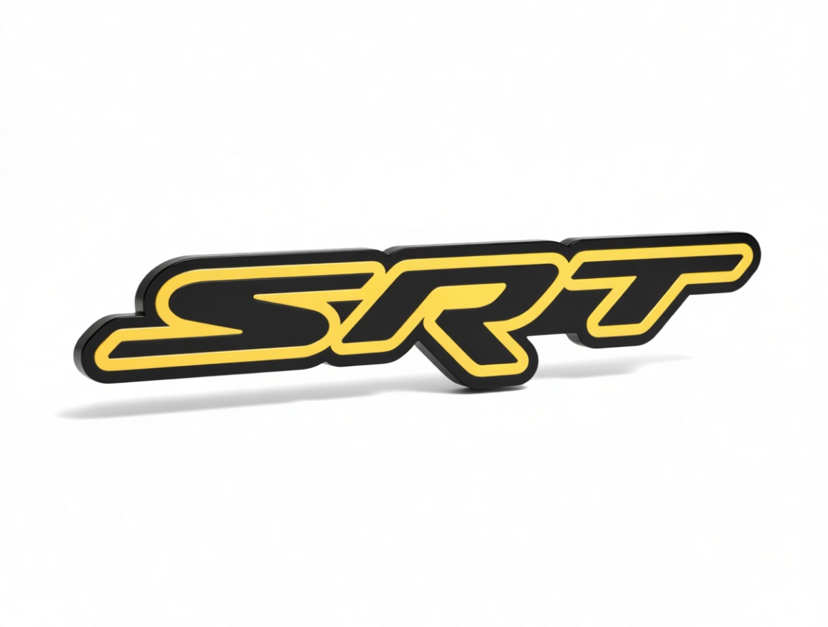 SRT Logo Emblem free 3D printable STL