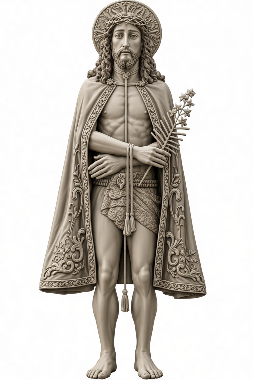 Saint Jude Statue free 3D printable STL