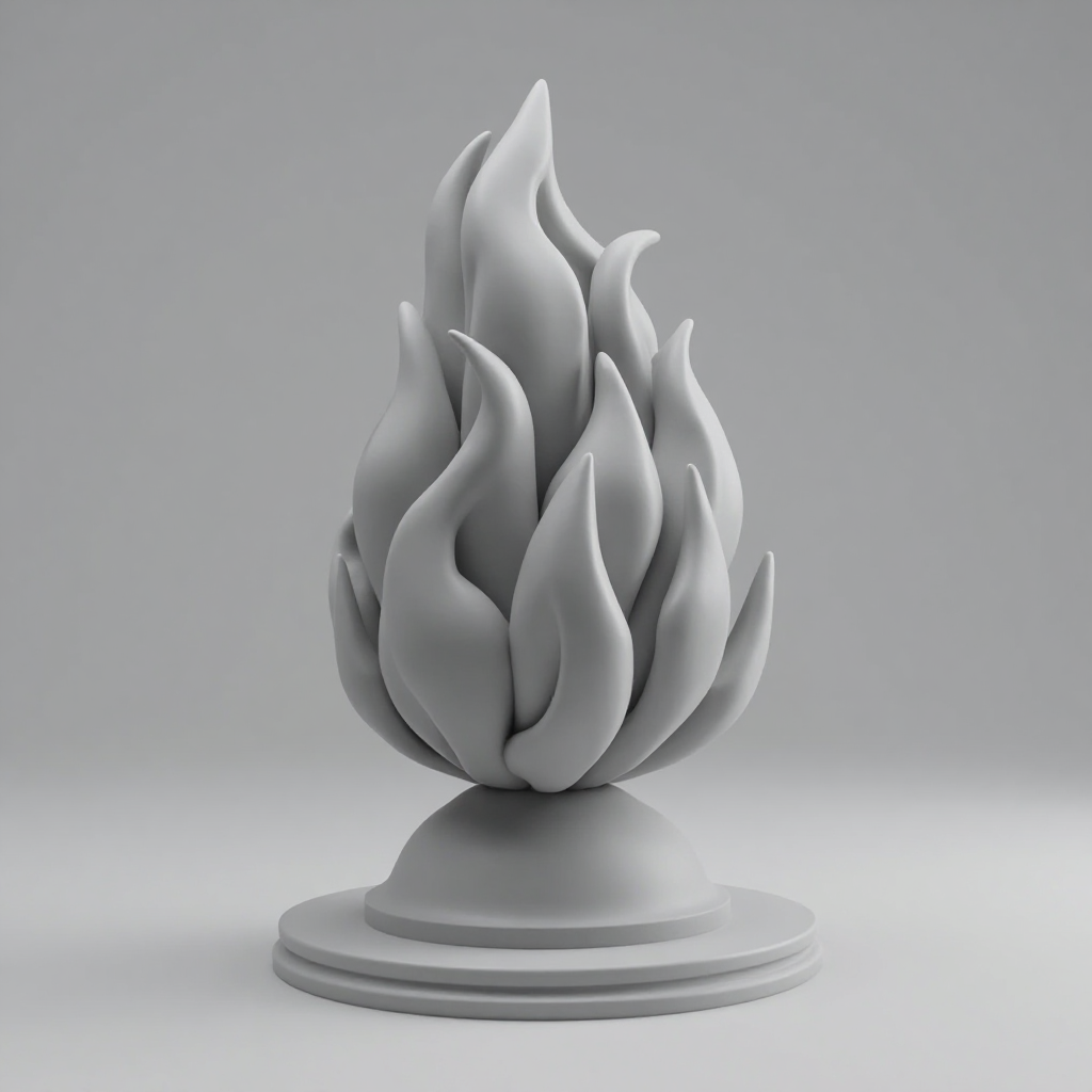 Fireball Magic Sculpture free 3D printable STL