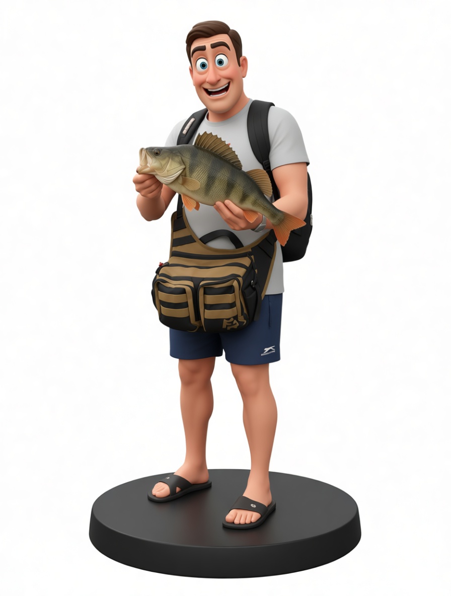 Fisherman Figurine free 3D printable STL