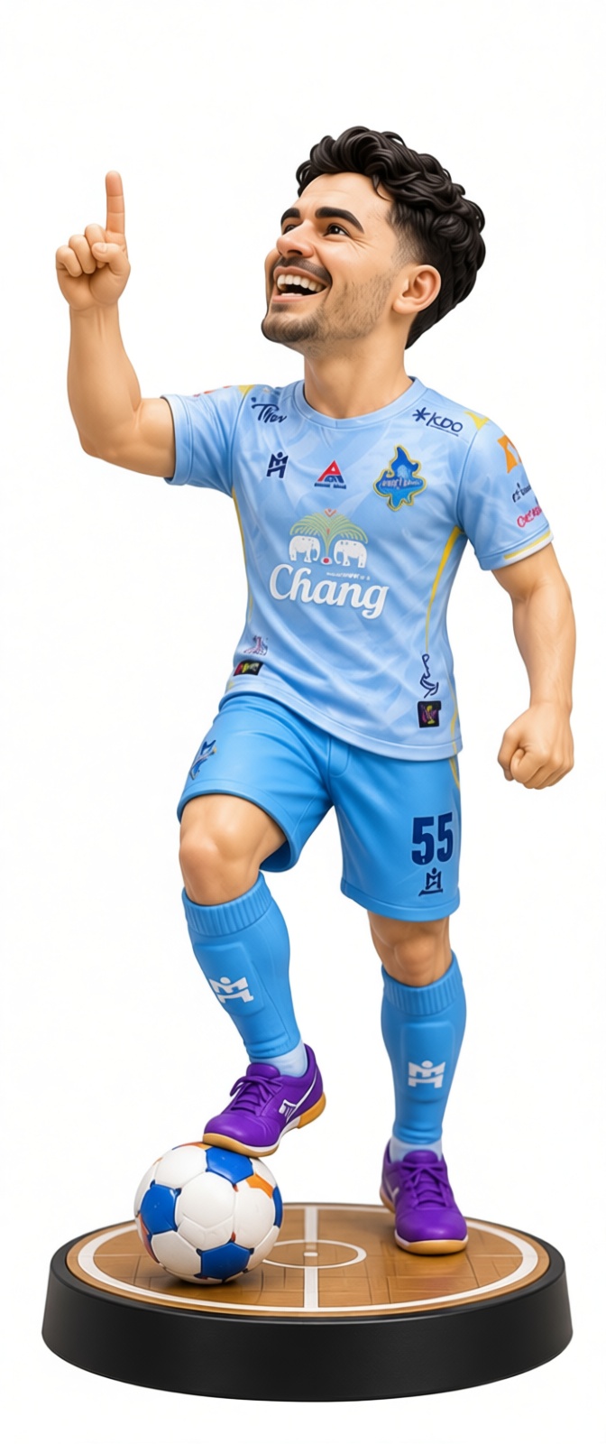 Thai Footballer Figurine free 3D printable STL