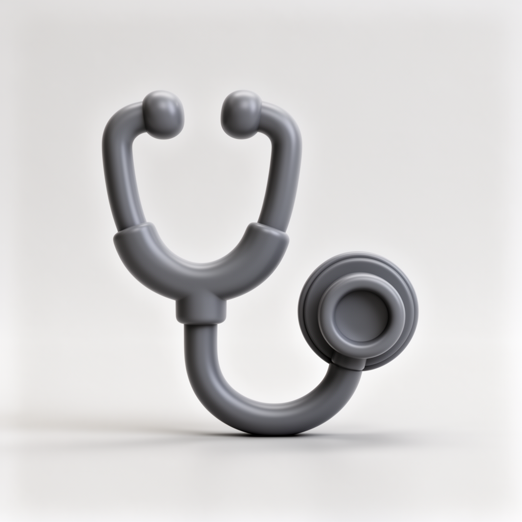 Toy Stethoscope Figurine free 3D printable STL
