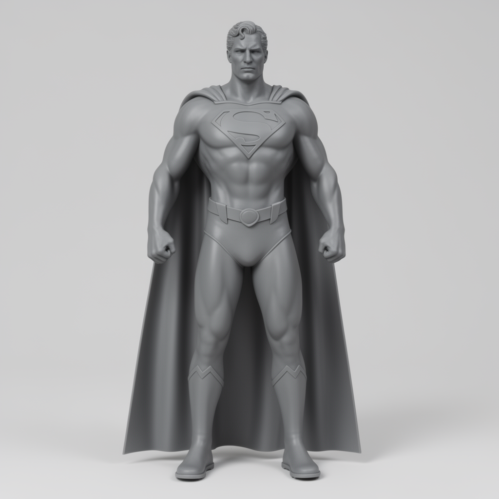 Superman Bust free 3D printable STL