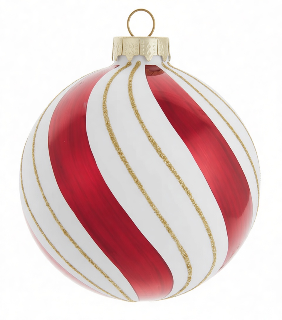 Candy Cane Ornament Model free 3D printable STL