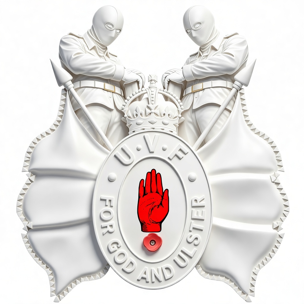 Ulster Volunteer Force Emblem free 3D printable STL