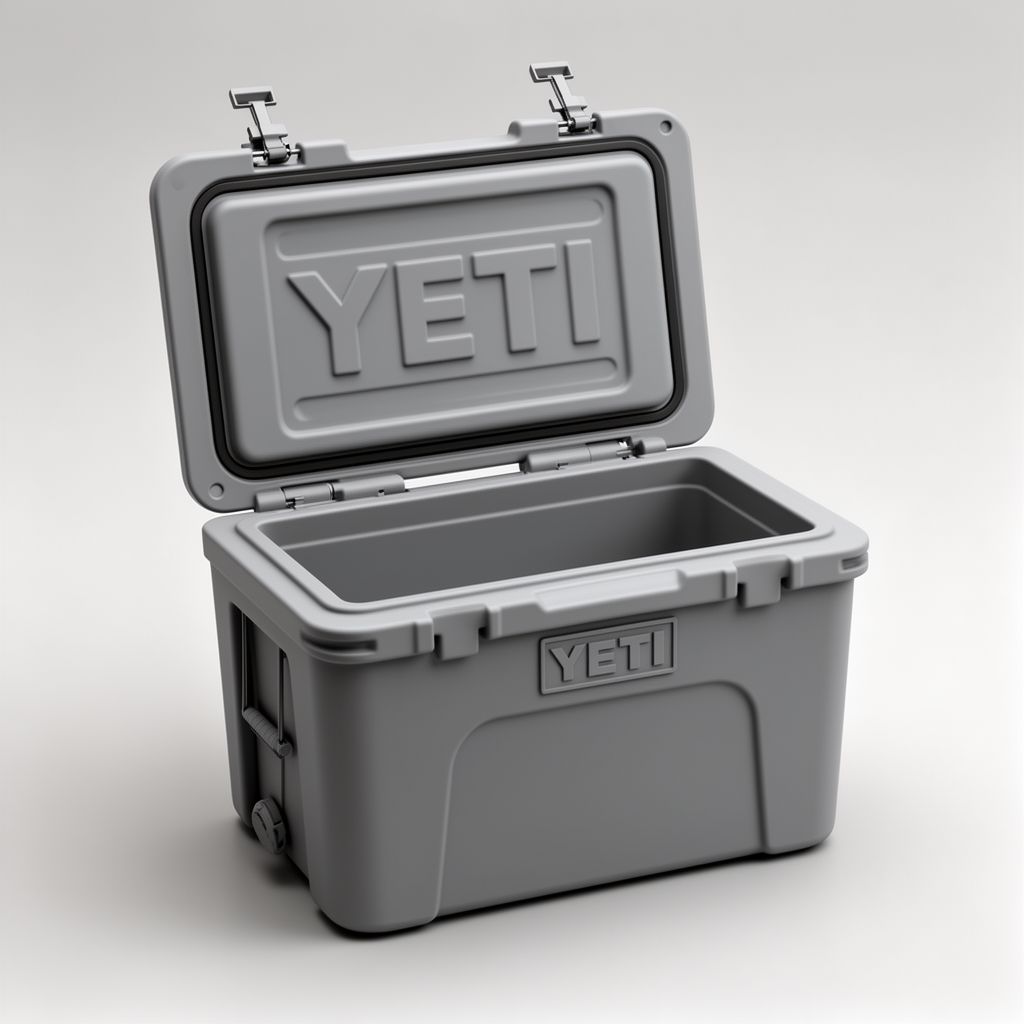 Yeti Cooler Open Model free 3D printable STL