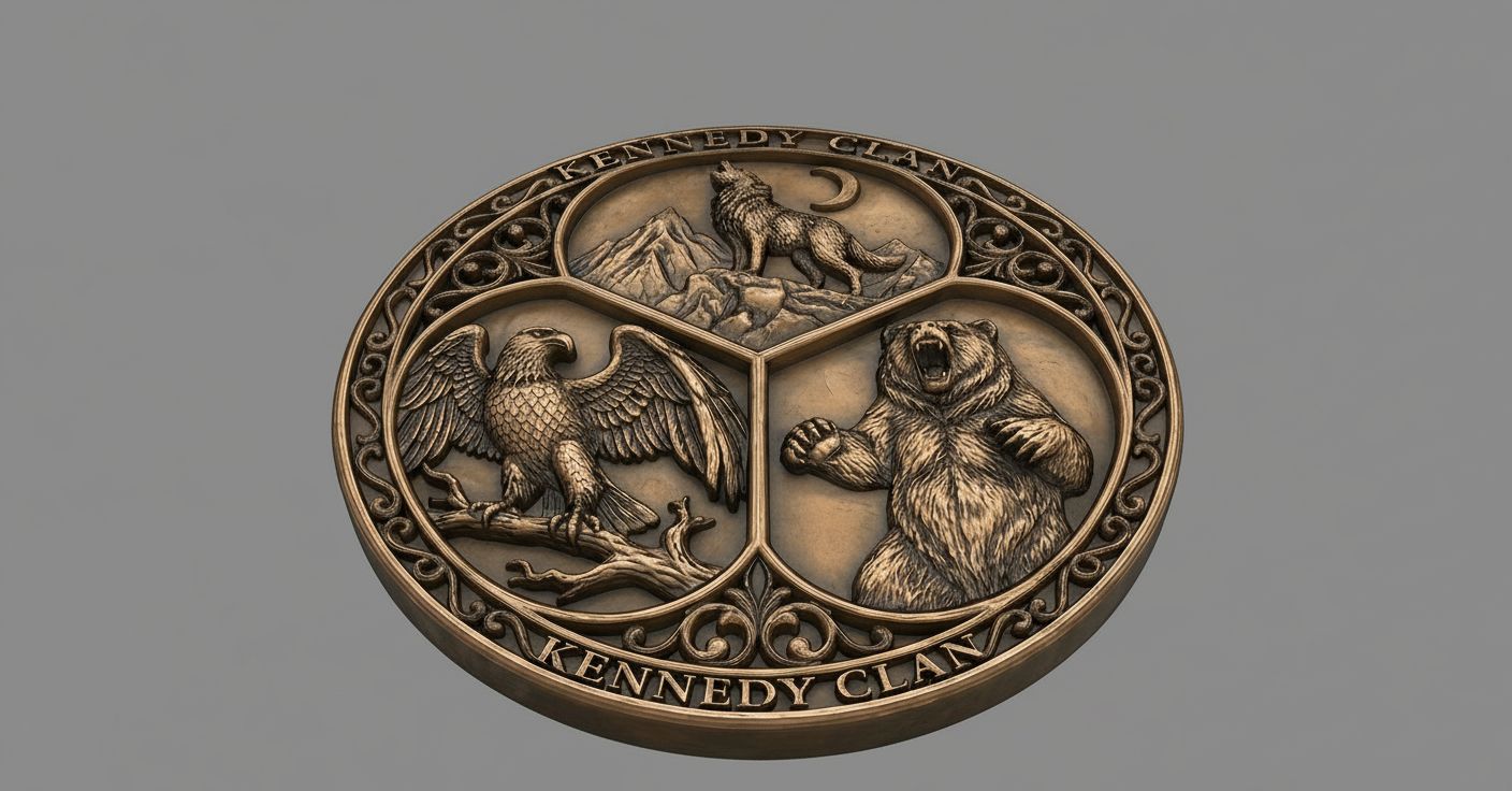 Kennedy Clan Emblem free 3D printable STL