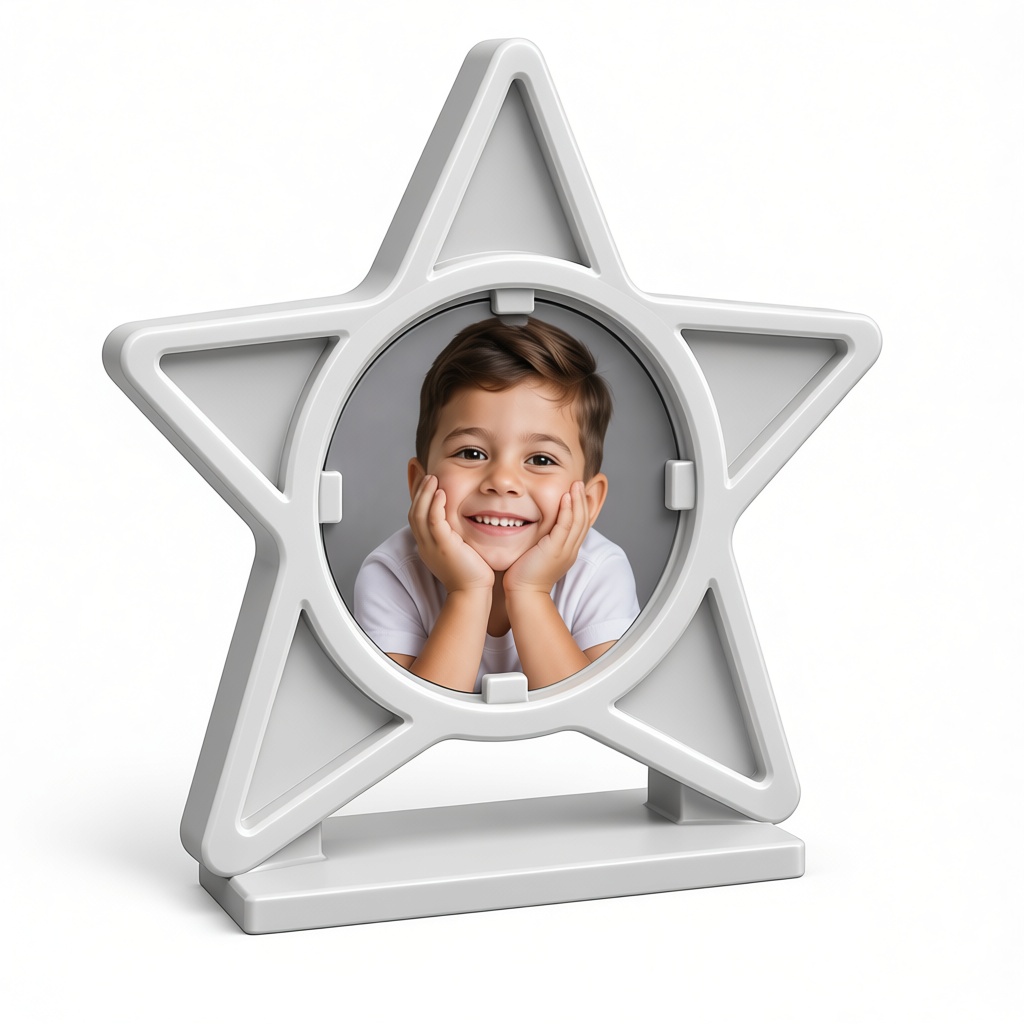 Star Frame Model free 3D printable STL
