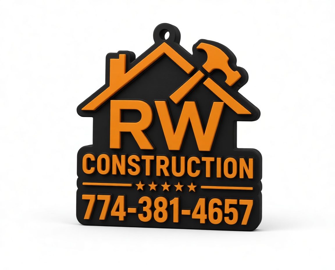 RW Construction Keychain free 3D printable STL