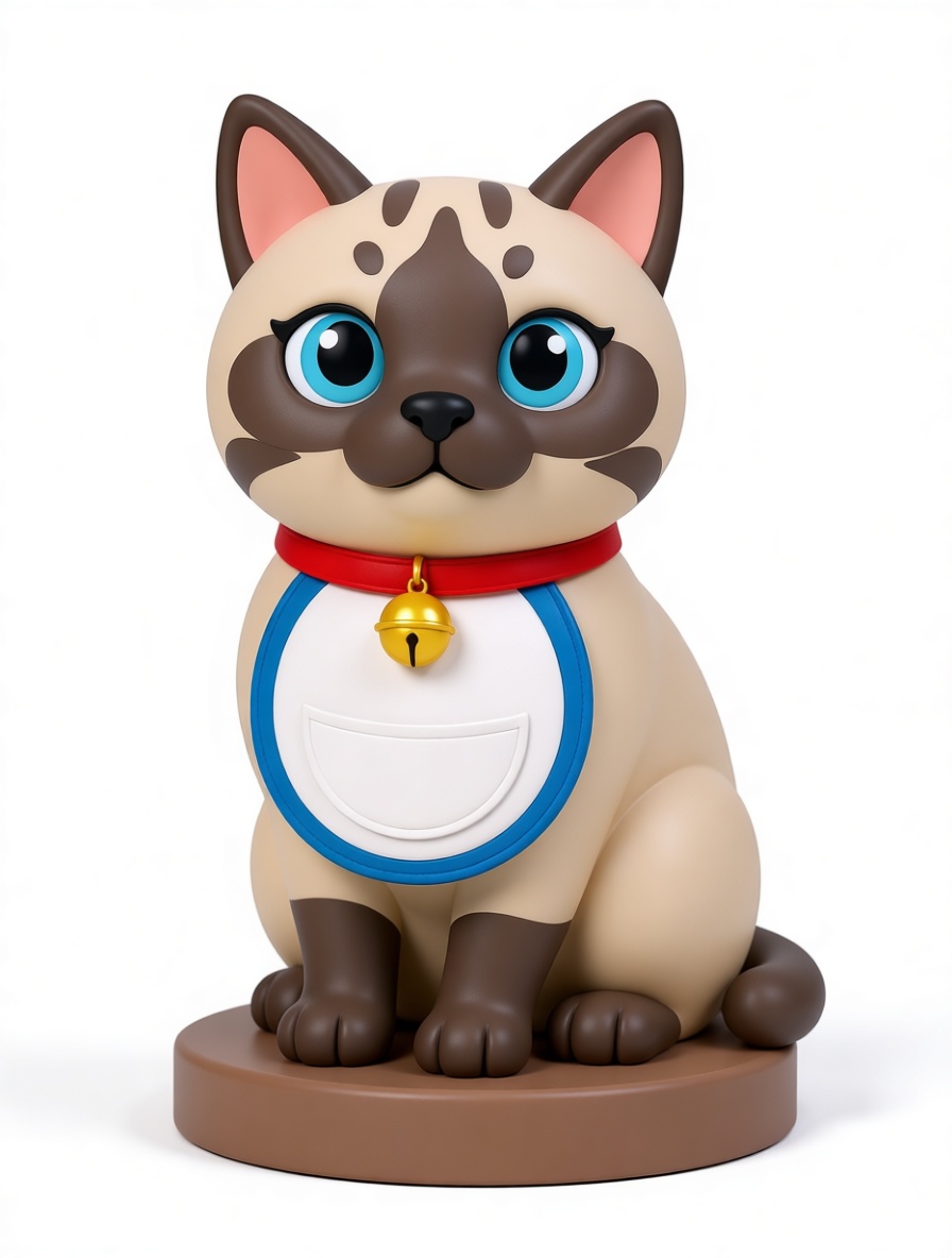 Siamese Cat Figurine free 3D printable STL