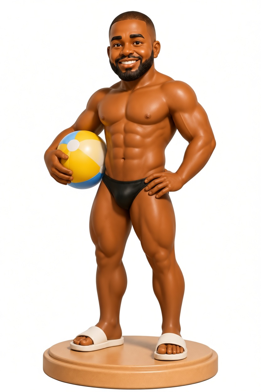 Bearded Man Figurine free 3D printable STL
