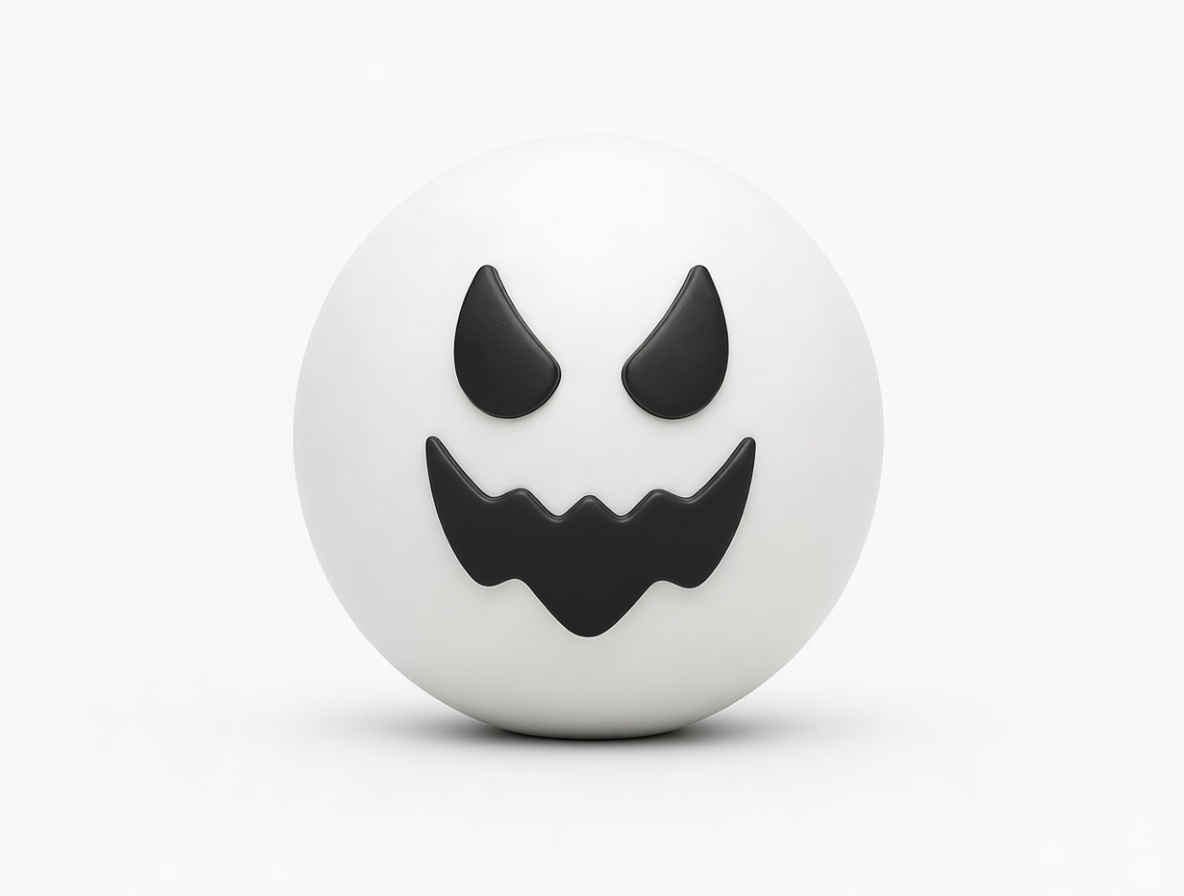 Ghost Face Ball Figurine free 3D printable STL