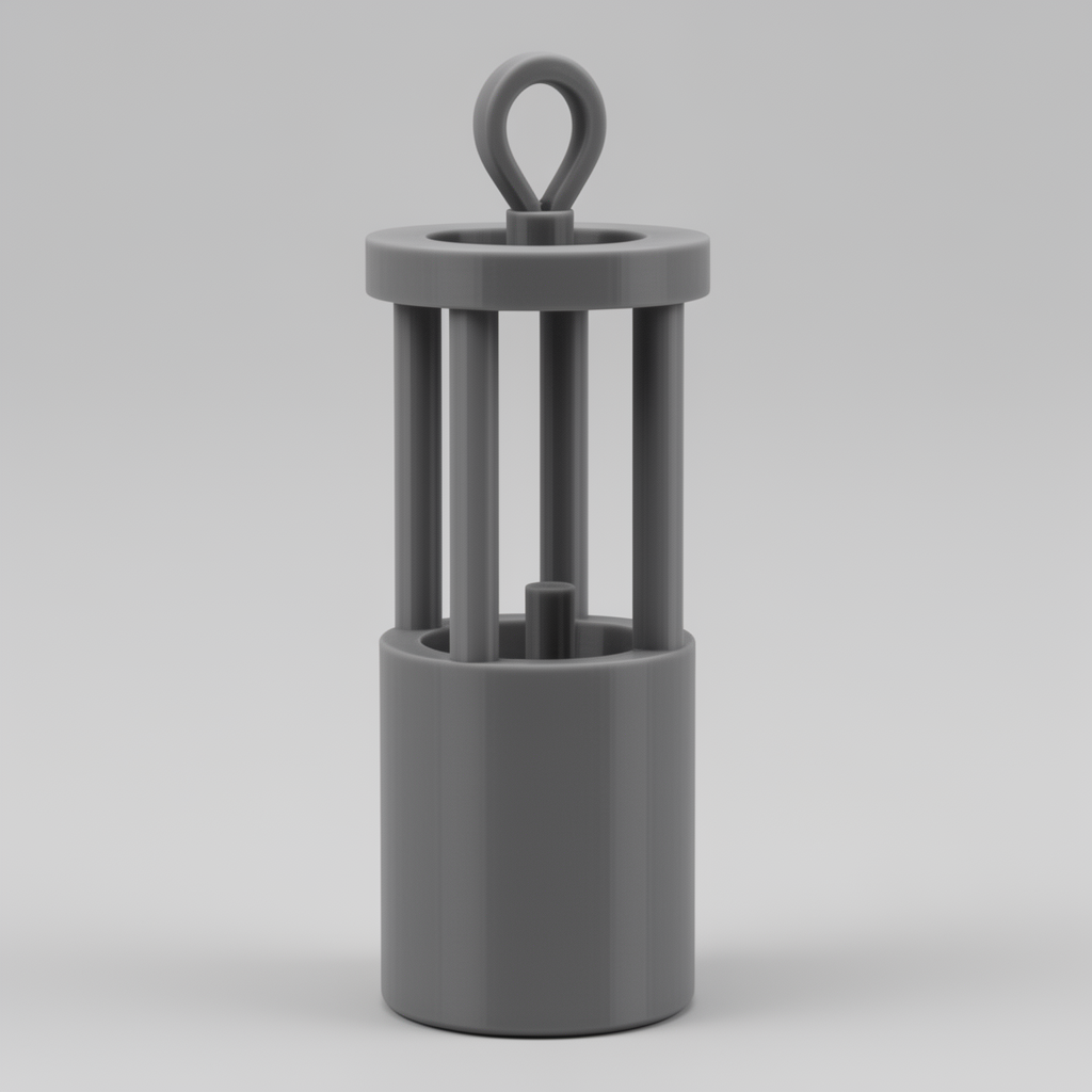Cylinder Scent Pendant free 3D printable STL