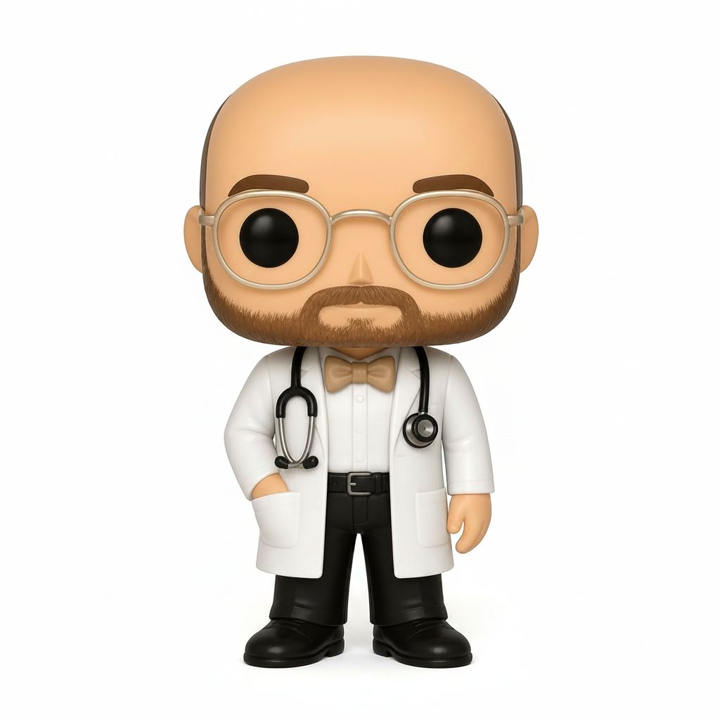 Doctor Funko Pop Figurine free 3D printable STL
