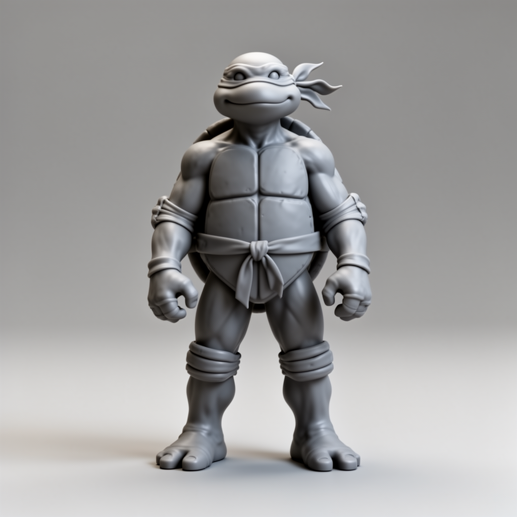 Teenage Mutant Ninja Turtle Figurine free 3D printable STL