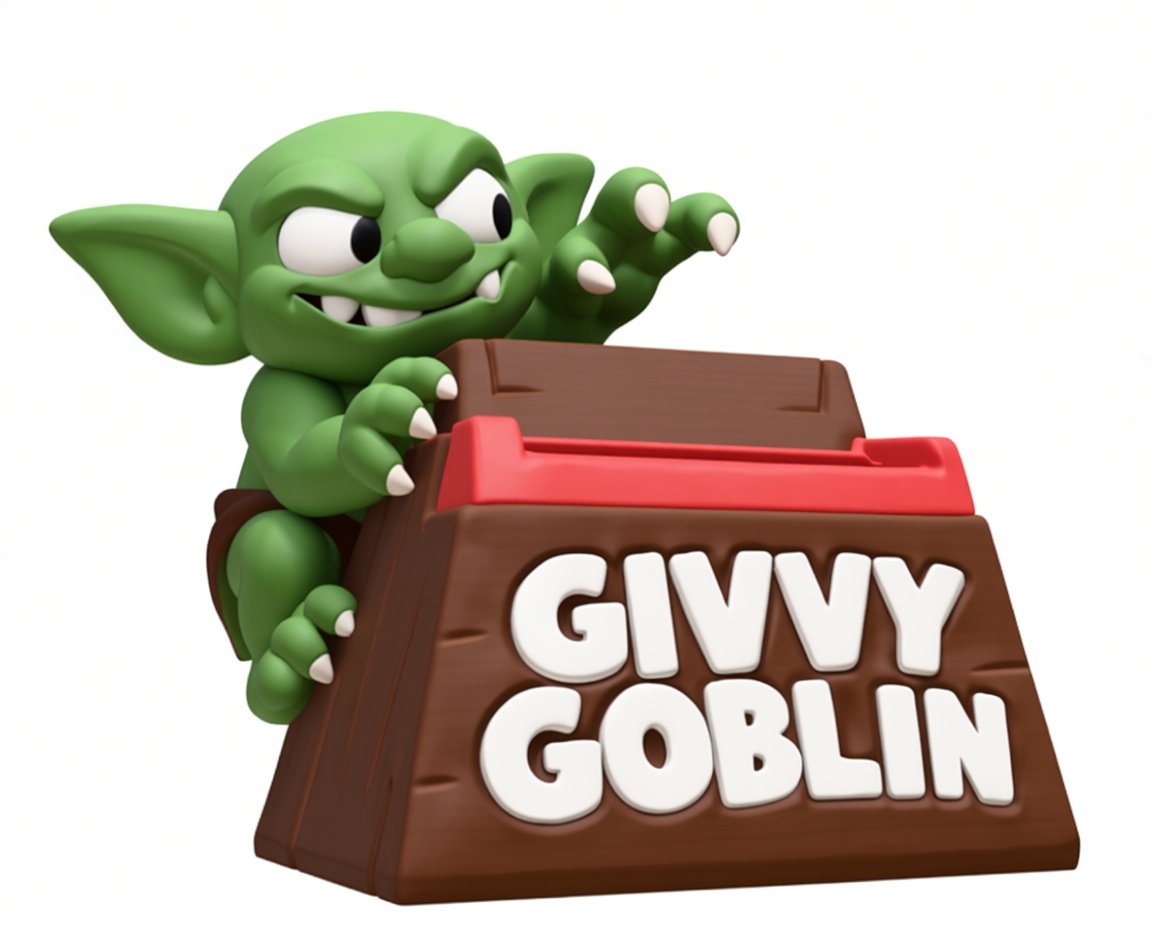 Givvy Goblin Figurine free 3D printable STL