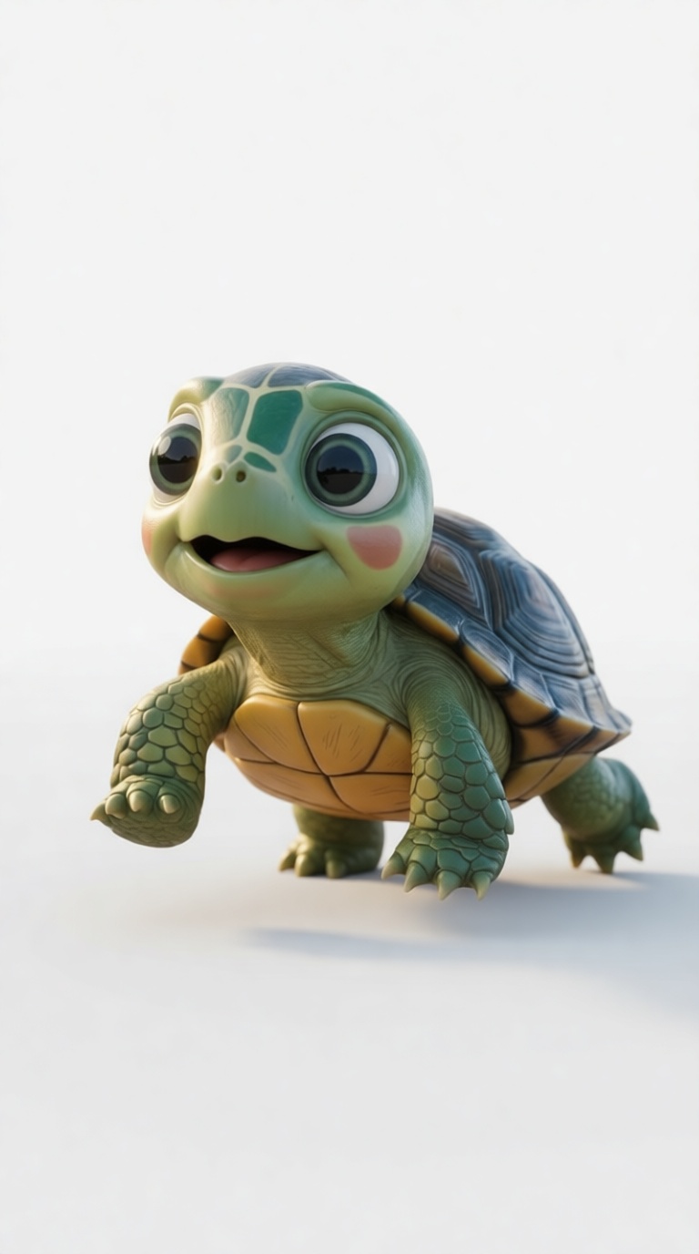 Cute Turtle Figurine free 3D printable STL