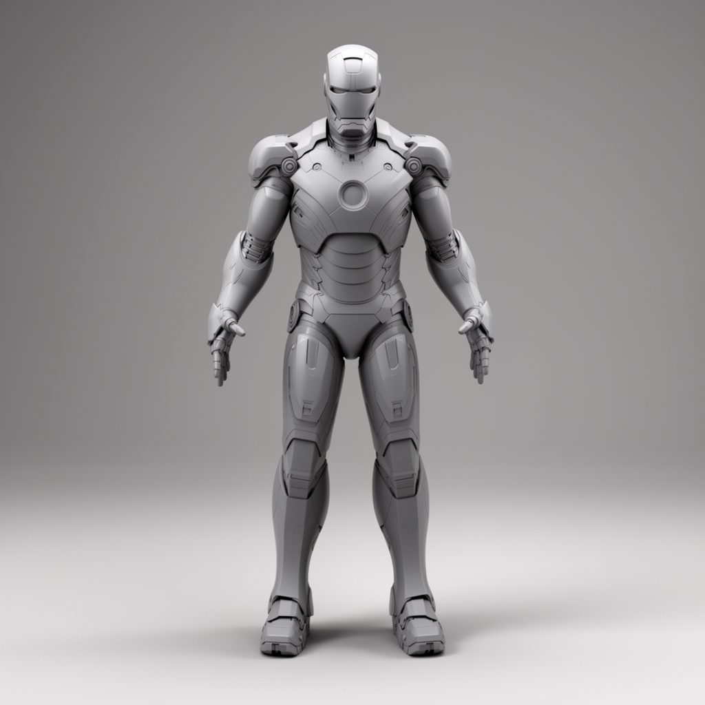 Iron Man Standing Figurine free 3D printable STL