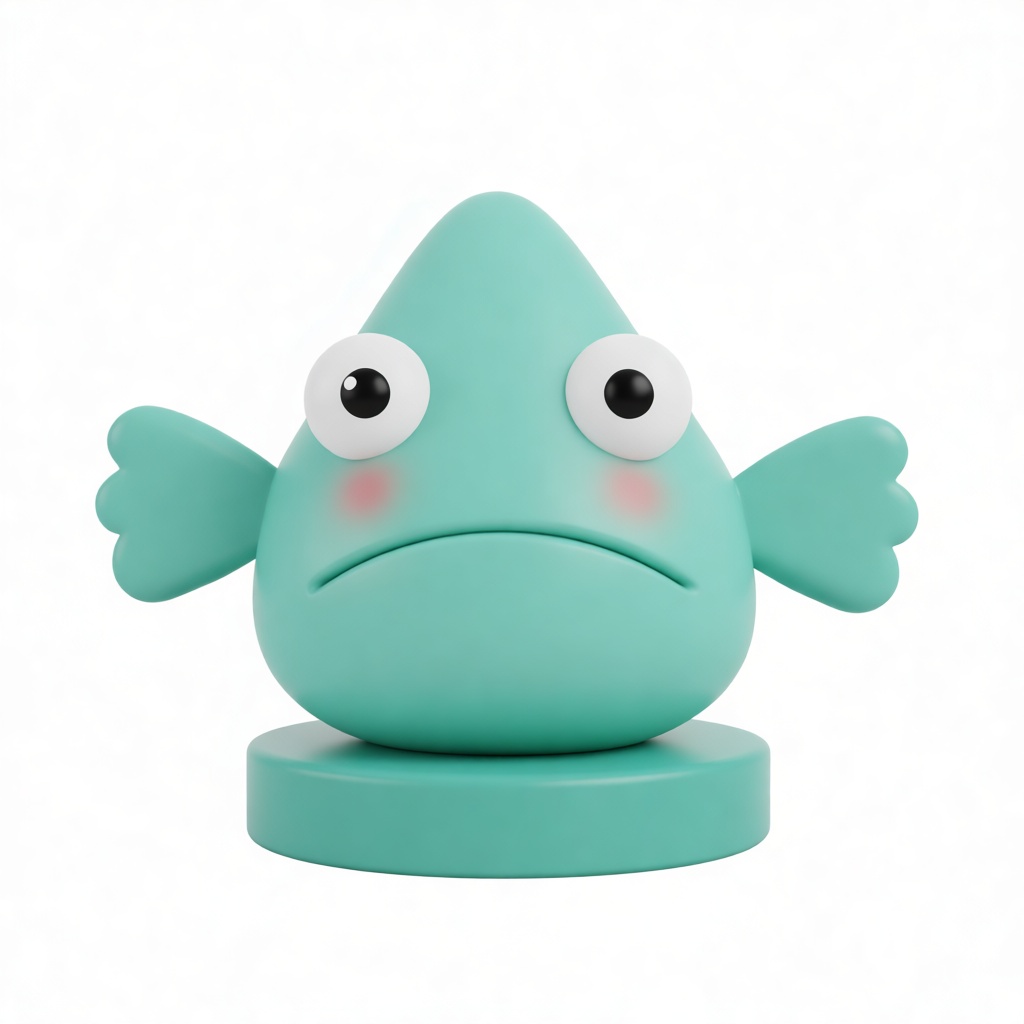 Sad Fish Figurine free 3D printable STL