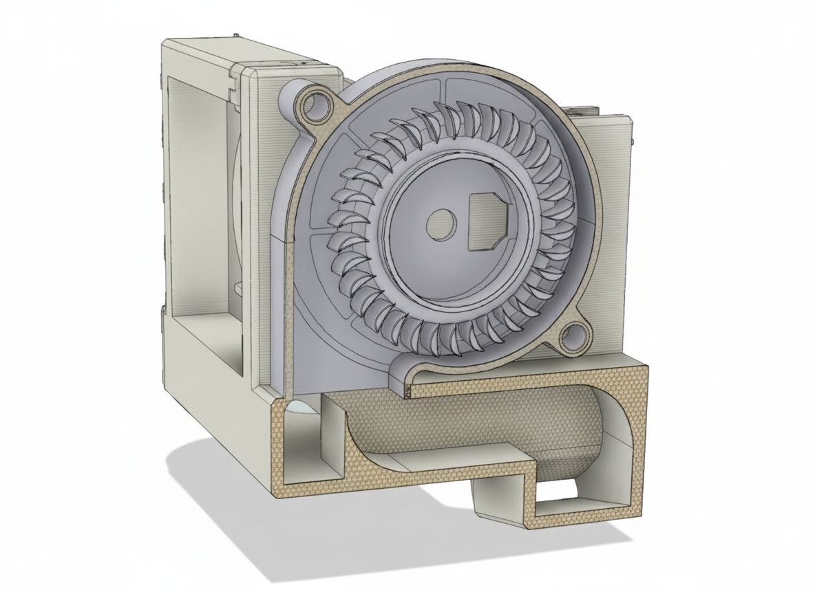 Centrifugal Blower Model free 3D printable STL