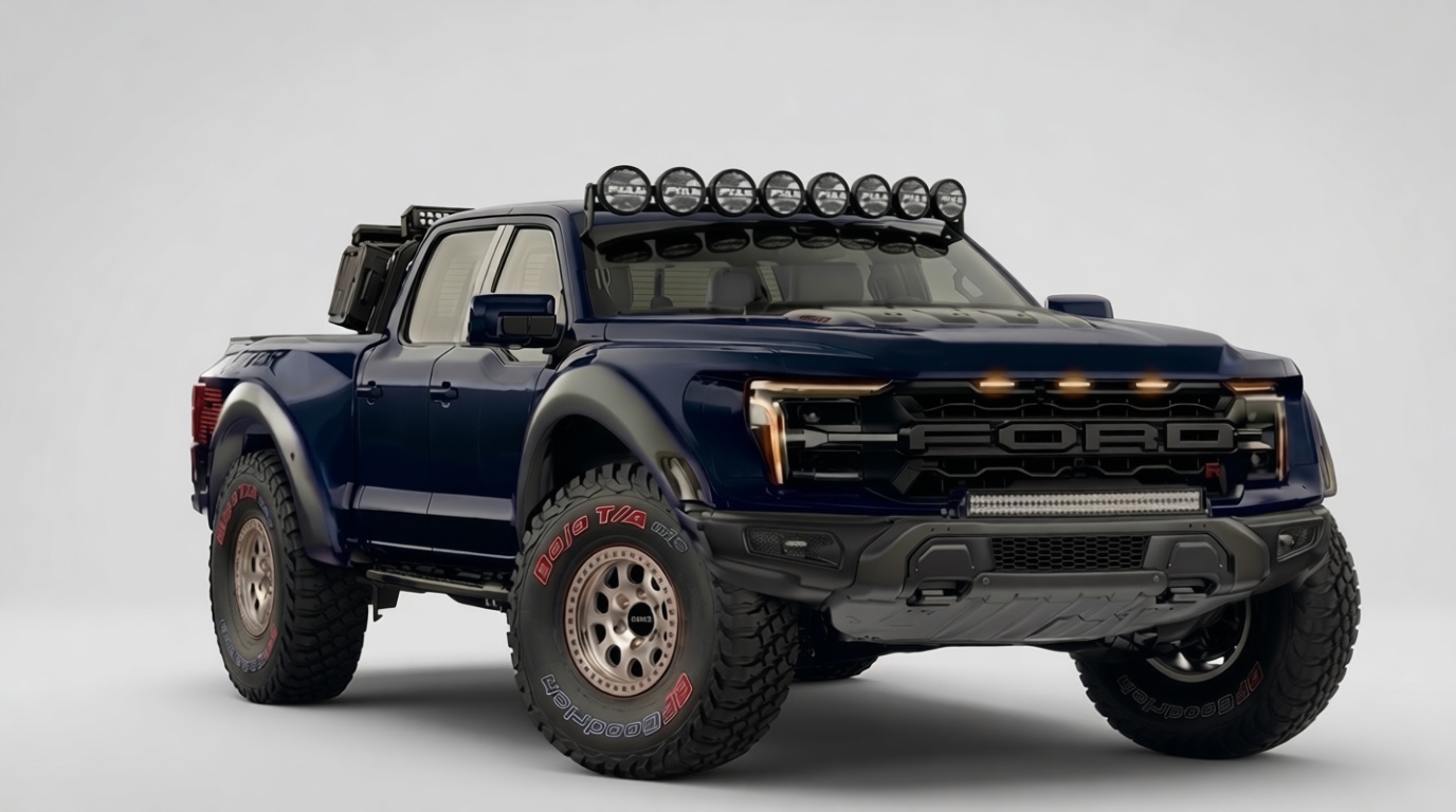 Ford Raptor Truck Model free 3D printable STL