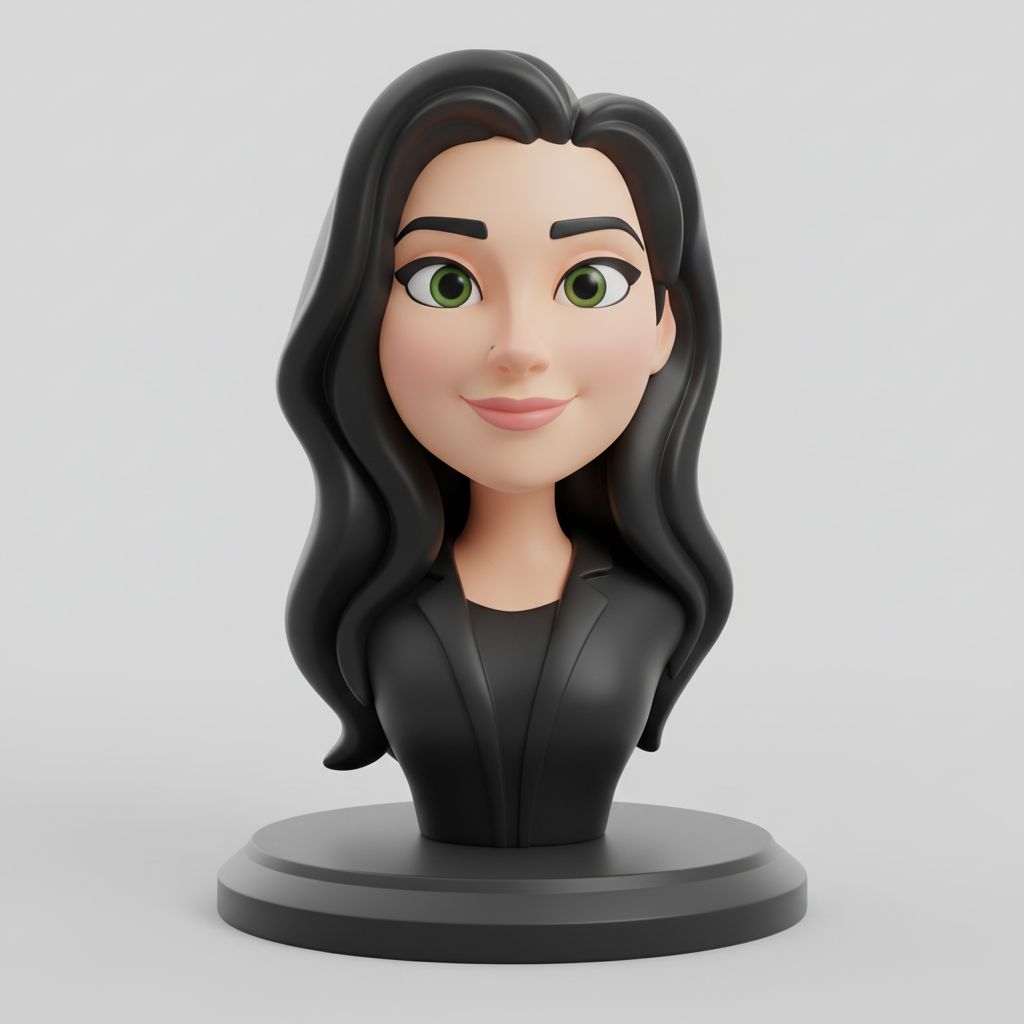 Stylish 3D Character Bust free 3D printable STL