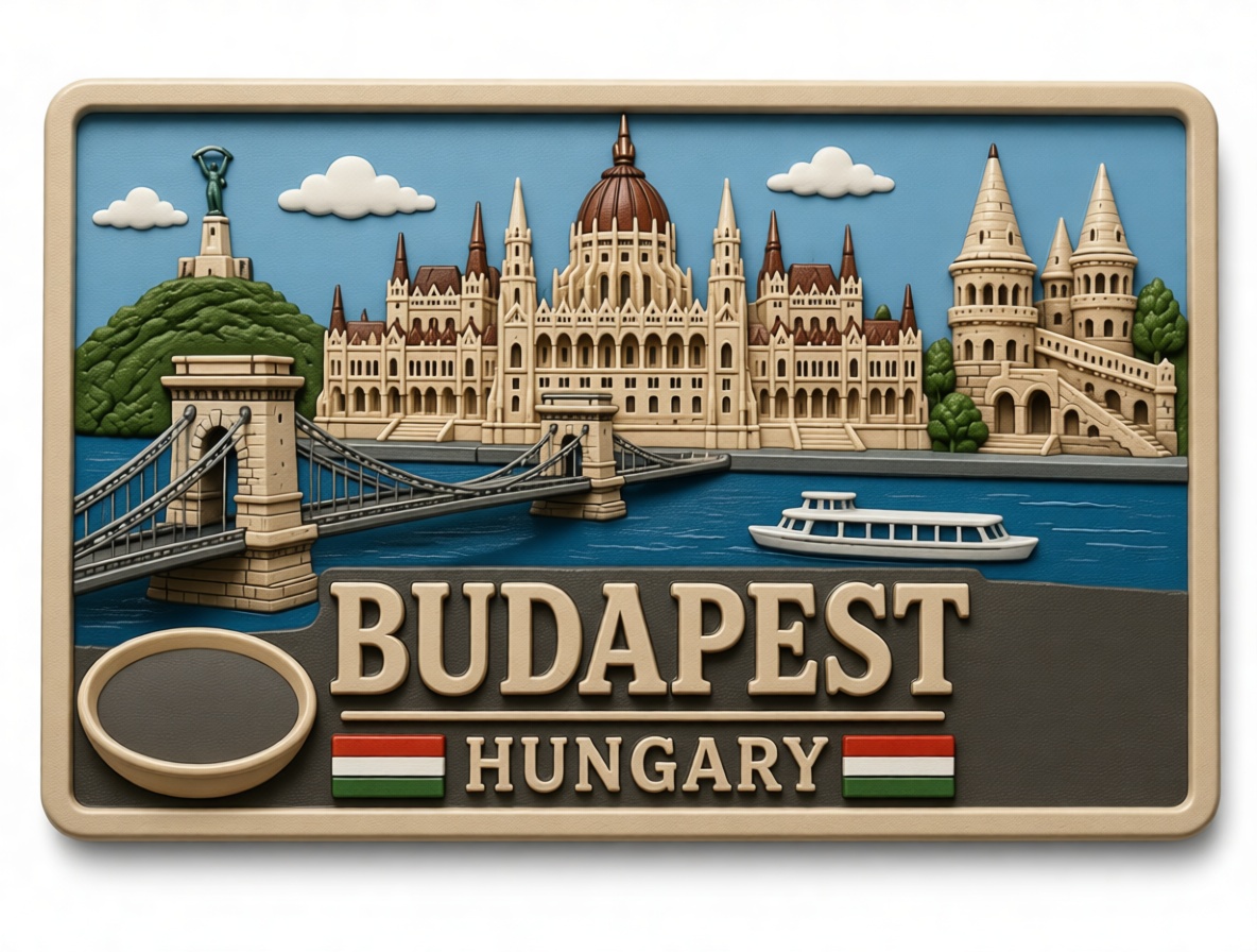 Budapest Landmark Plaque free 3D printable STL