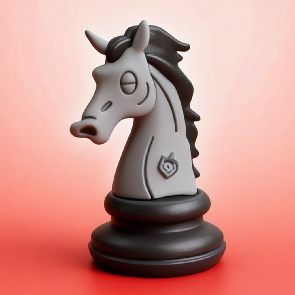 Chess Knight Figurine free 3D printable STL