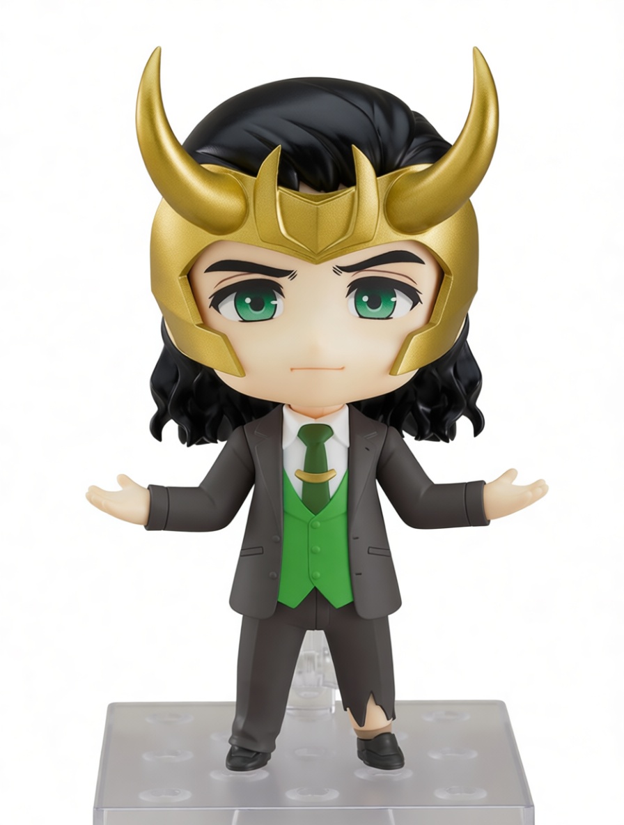 Loki Nendoroid Figure free 3D printable STL