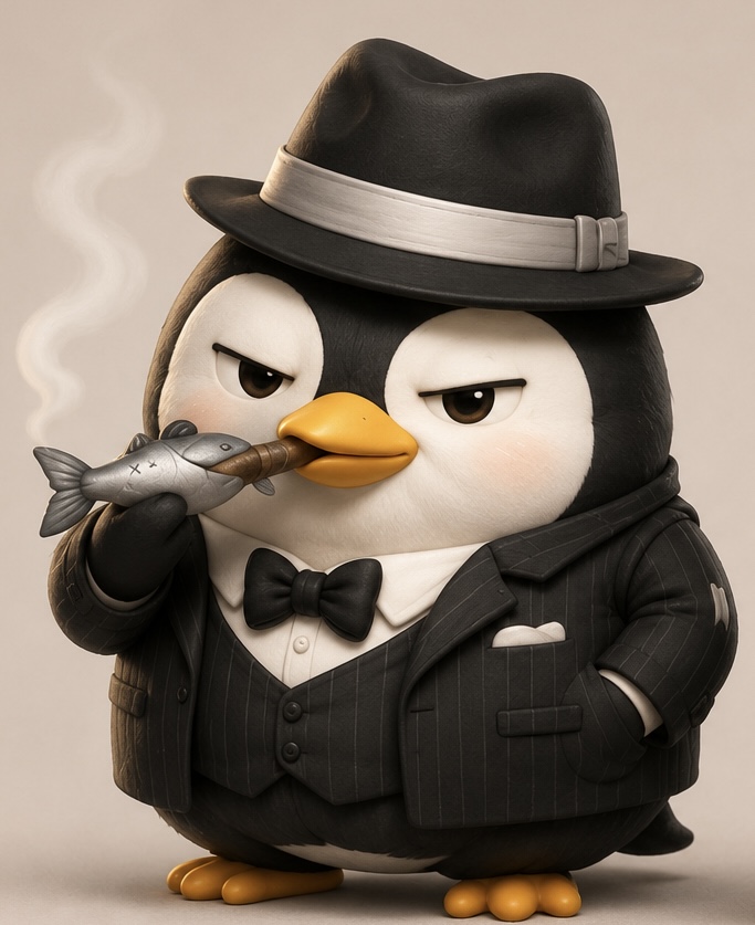 Gangster Penguin Figurine free 3D printable STL