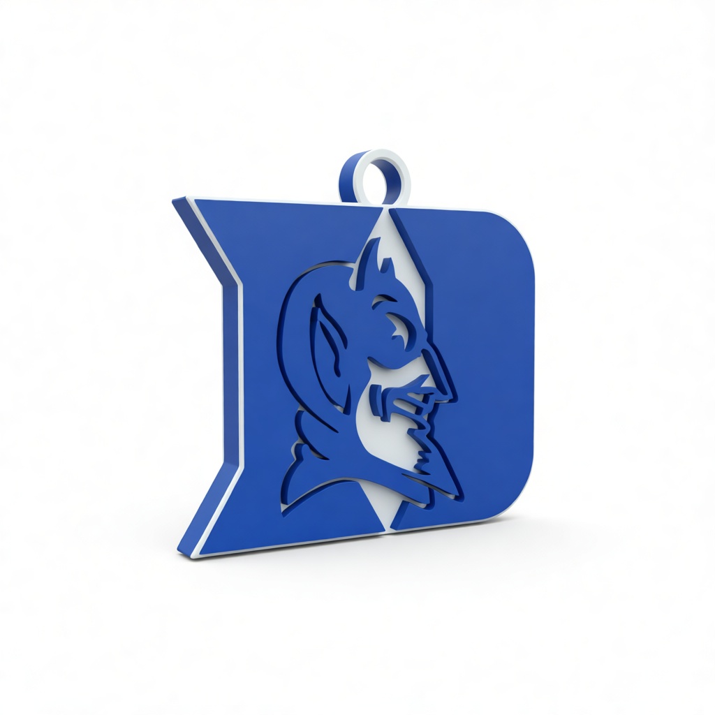 Duke Blue Devils Pendant free 3D printable STL
