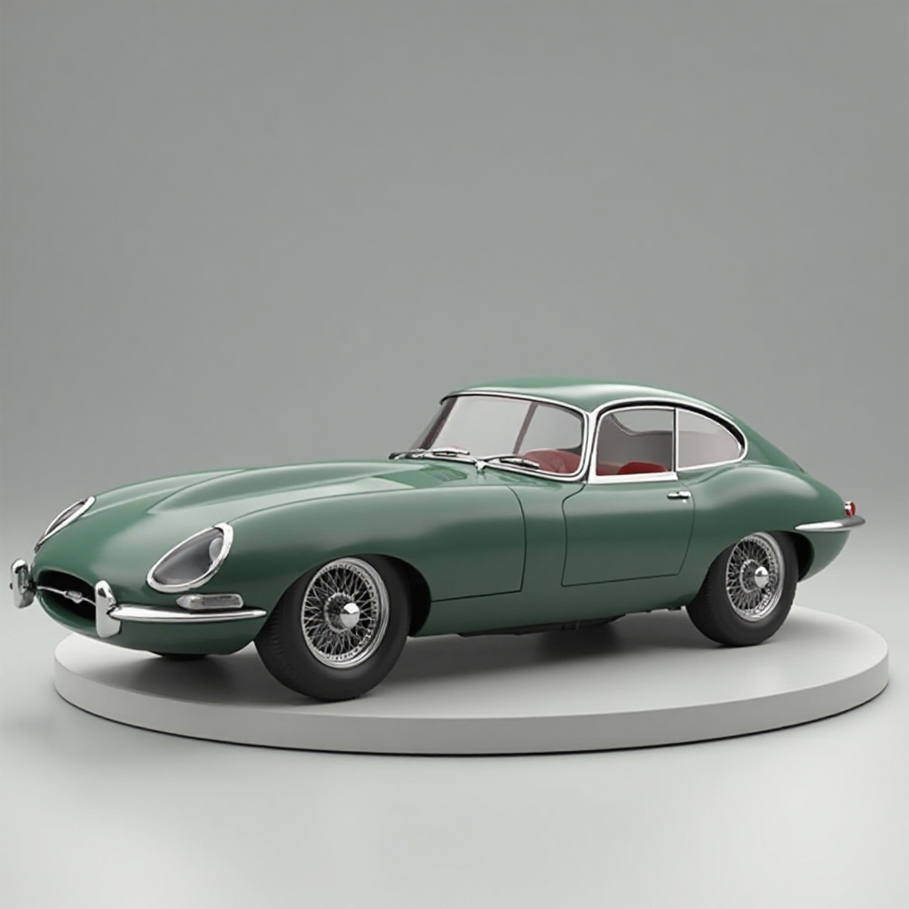 1963 Jaguar E-Type Coupe free 3D printable STL