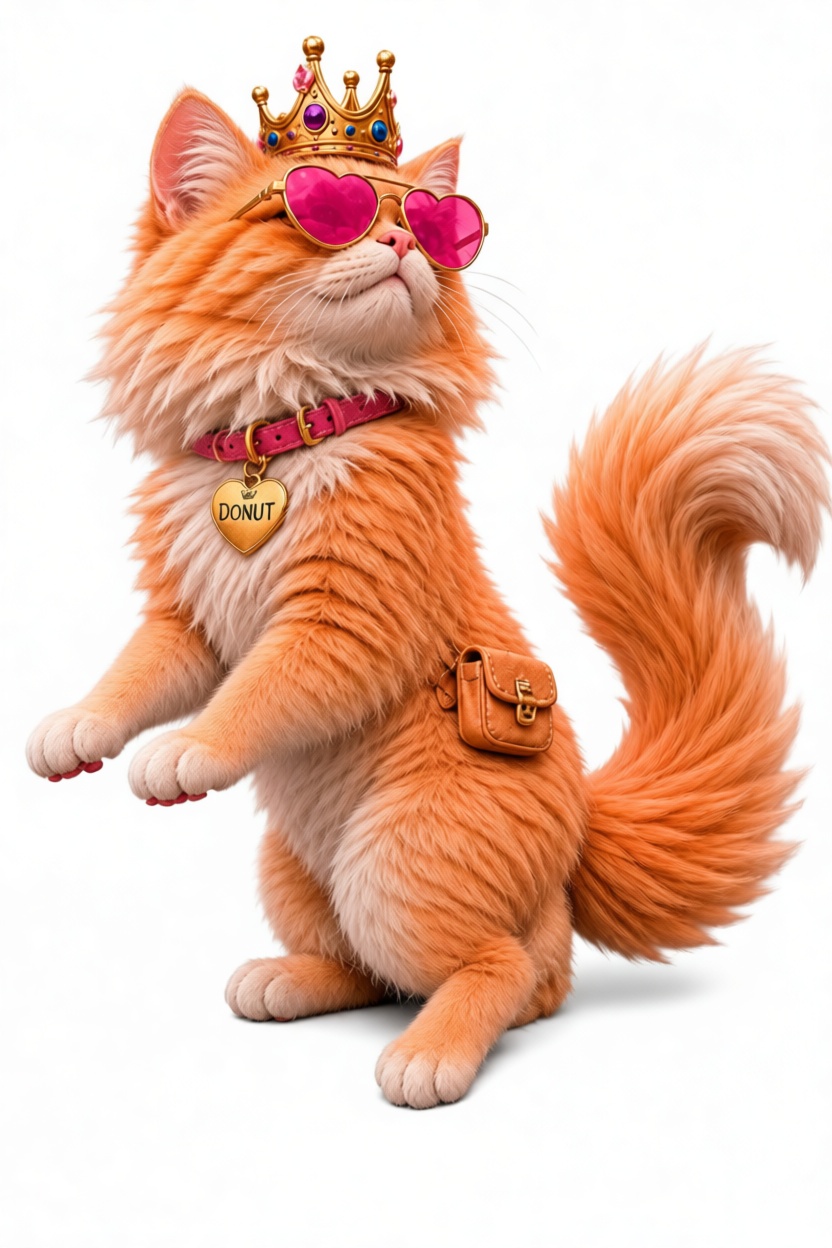Donut Cat Figurine free 3D printable STL
