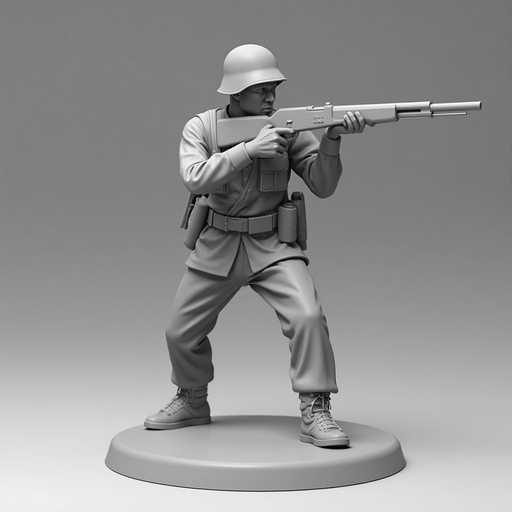 Viet Cong Soldier Miniature free 3D printable STL