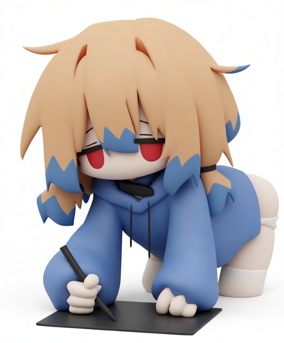 Gawr Gura Figurine free 3D printable STL