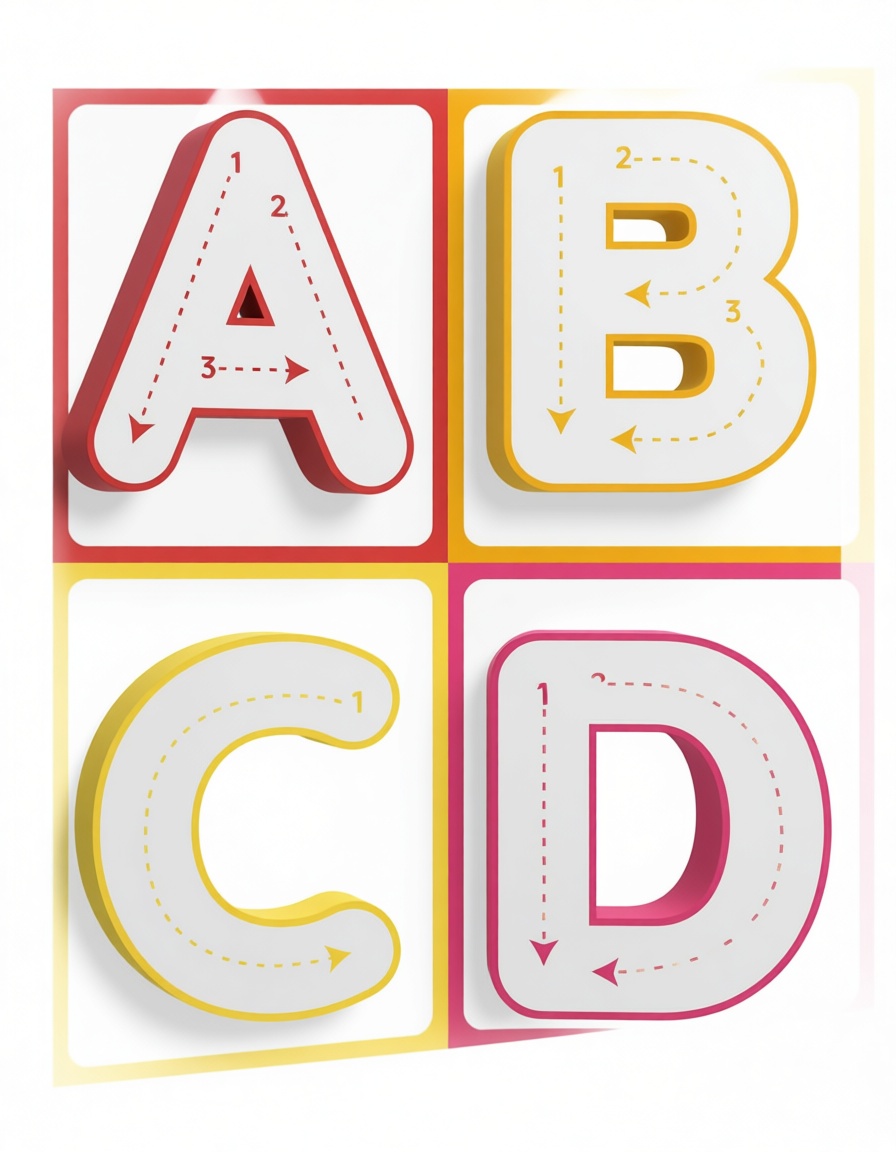 ABC Learning Blocks free 3D printable STL