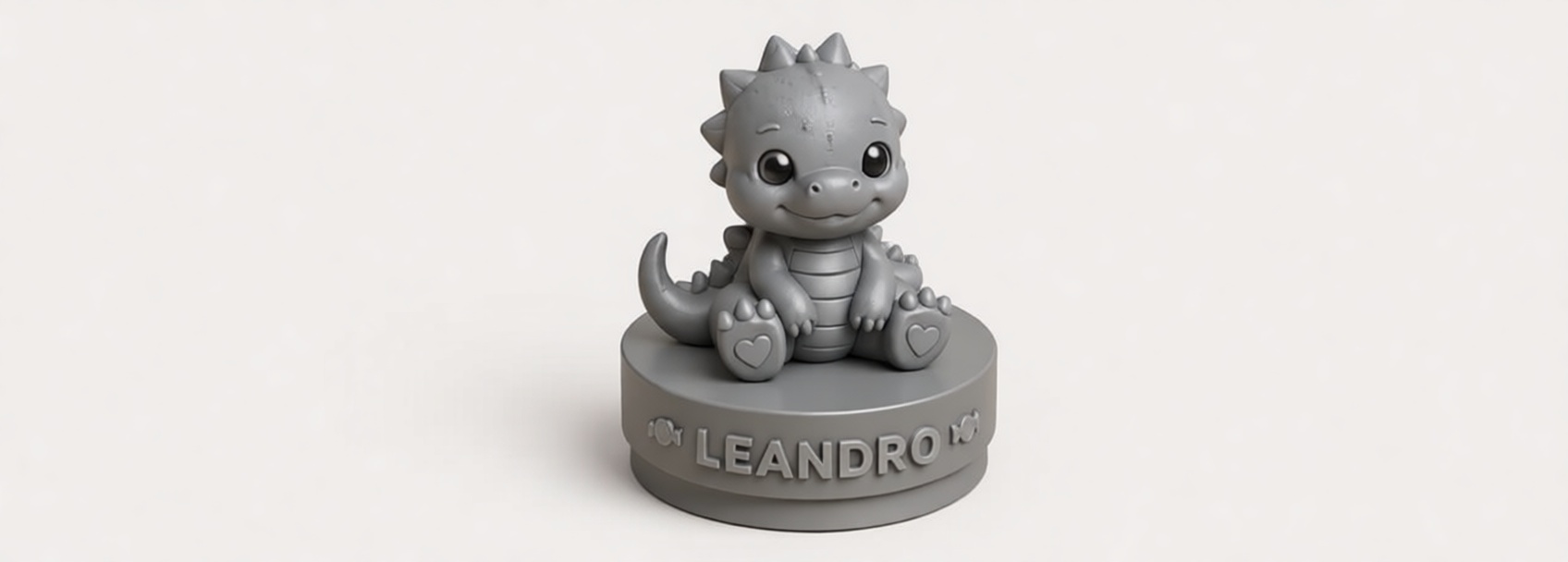 Cute Baby Dragon Figurine free 3D printable STL