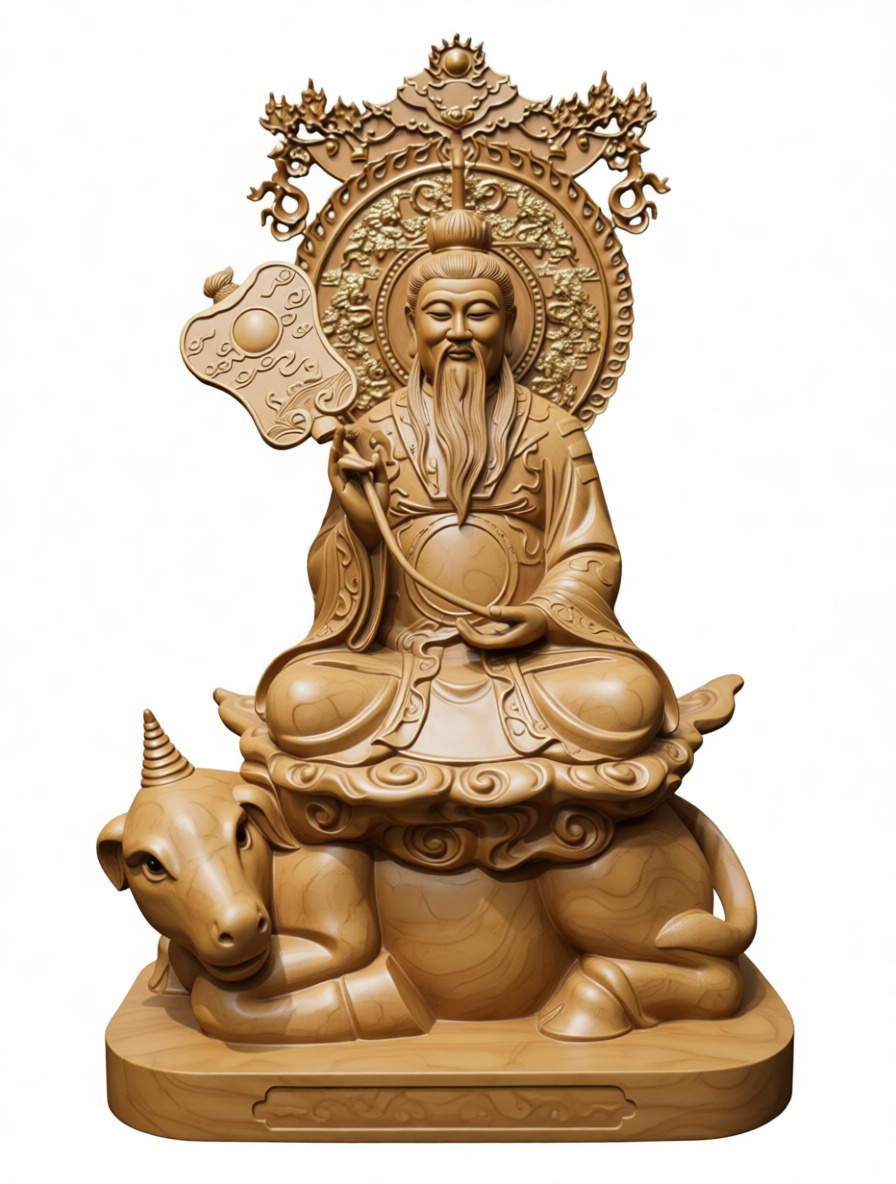 Fu Xi Taoist Statue free 3D printable STL