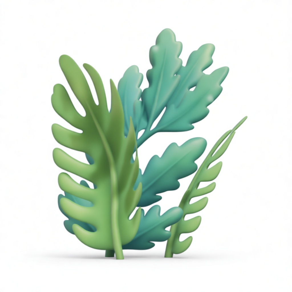Decorative Tropical Leaves free 3D printable STL