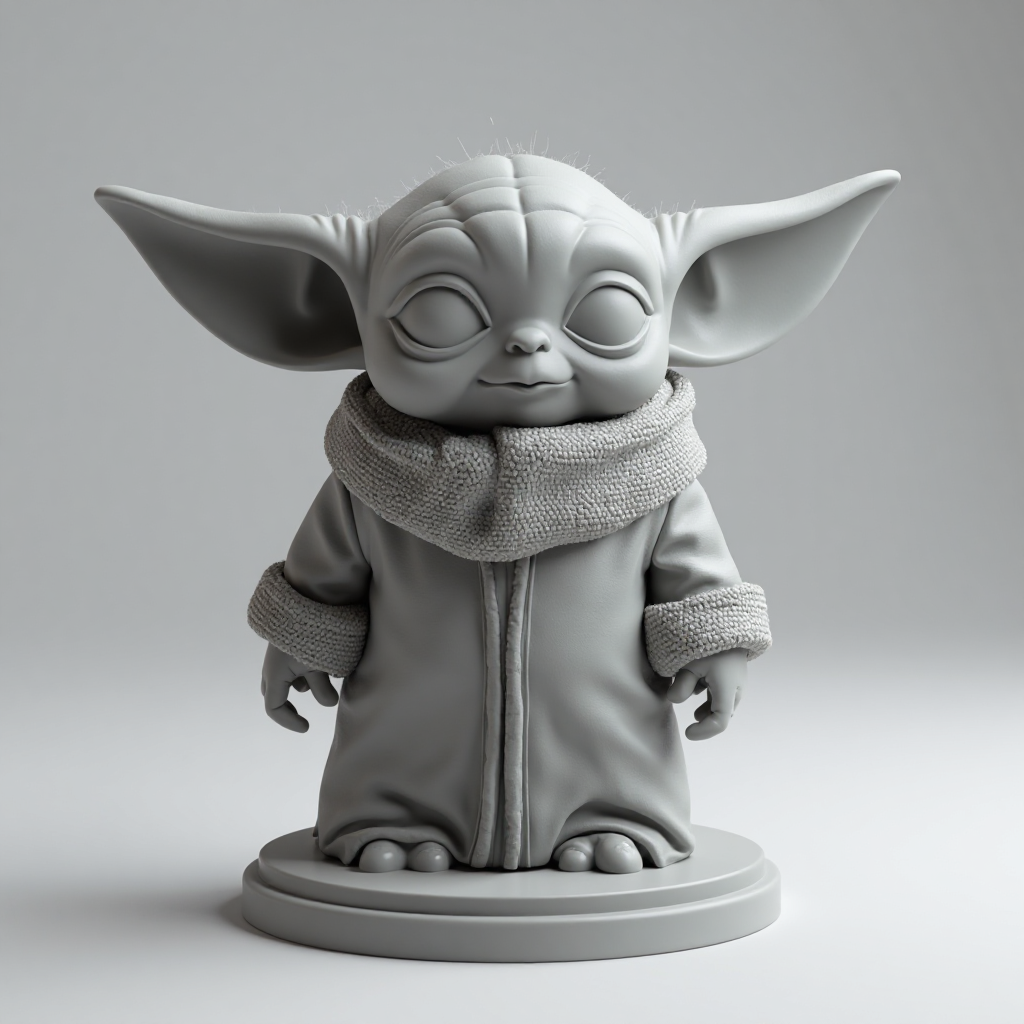Grogu Figurine free 3D printable STL